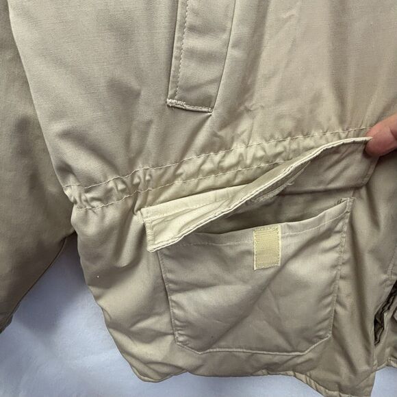 Vintage Walls Blizzard Pruf Coat Beige Thinsulate Full Zip Jacket Western - Picture 2 of 14